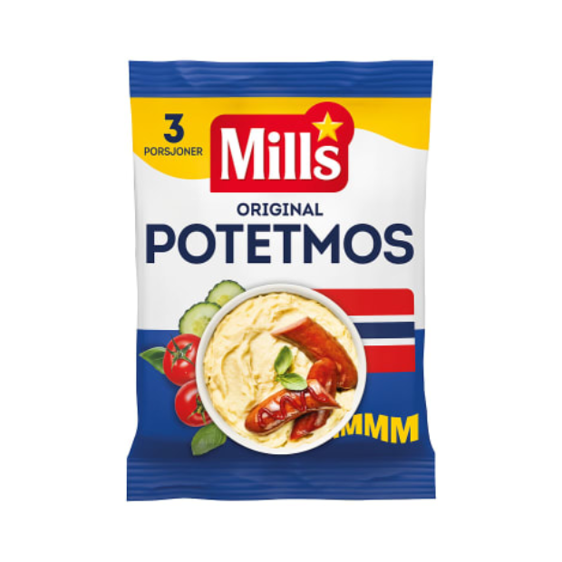 Potato Mash Regular 90g Mills (Potetmos Vanlig) | Mashed Potatoes | All season, Dinner, Side Dishes | Mills